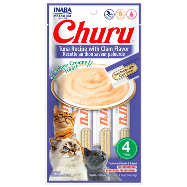 Churu gato Atún Almeja